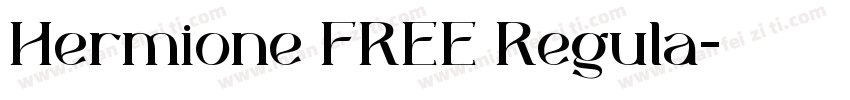 Hermione FREE Regula字体转换